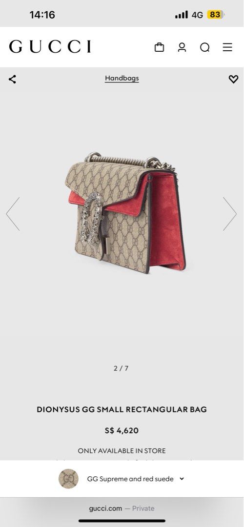 Gg dionysus small hot sale