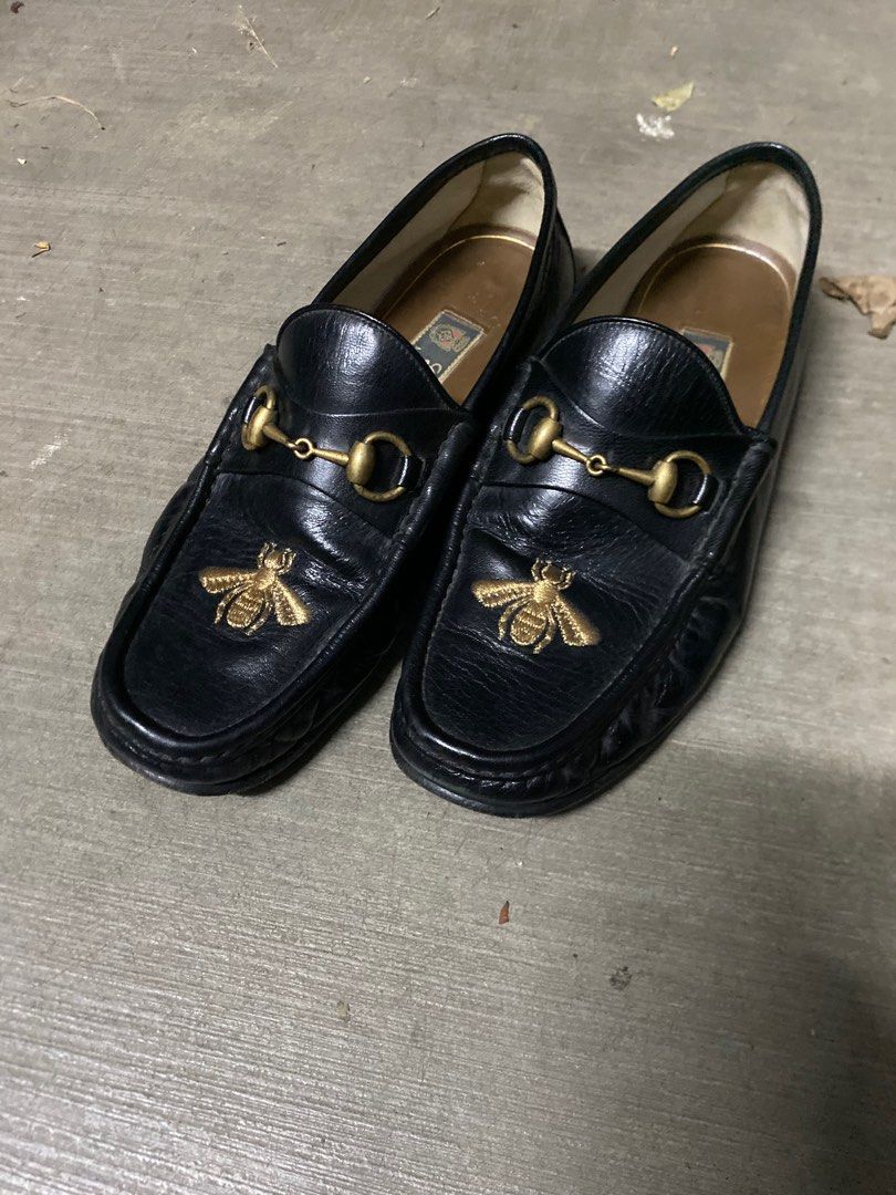 Gucci Horsebit Bee Loafers