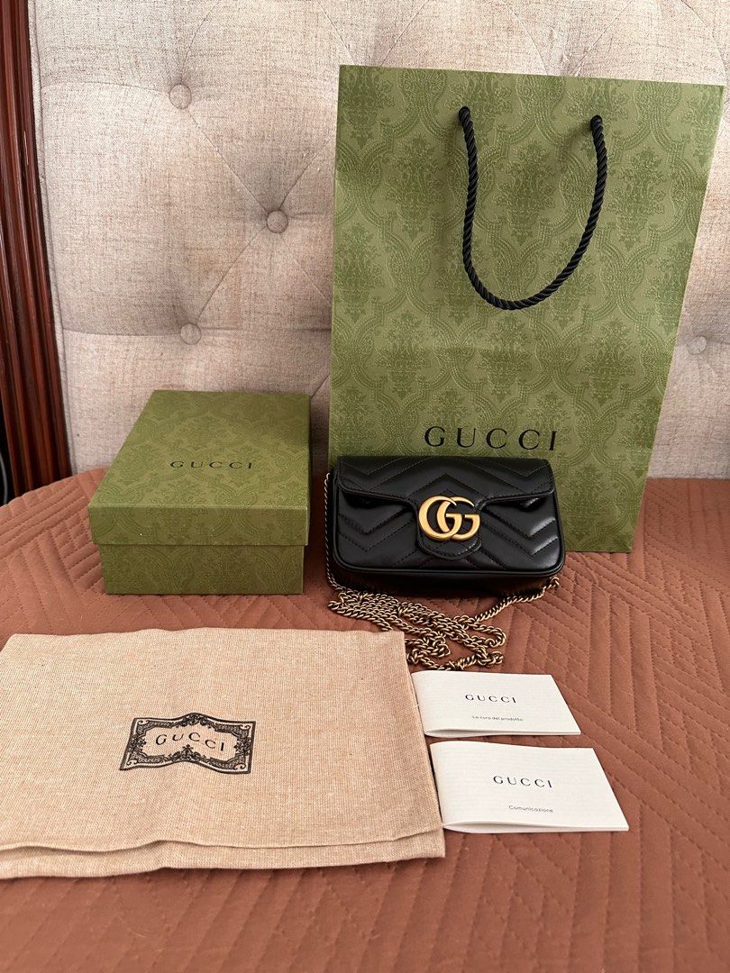 Gucci marmont super mini (Category: Luxury Bags & Wallets) located in Talisay. Submitted by myclosetxoxo. (Listing ID 1256715146, Image 1). Description: GG gucci mamornt super mini Super nice and cute in actual RFS: wanted to get the nude one.