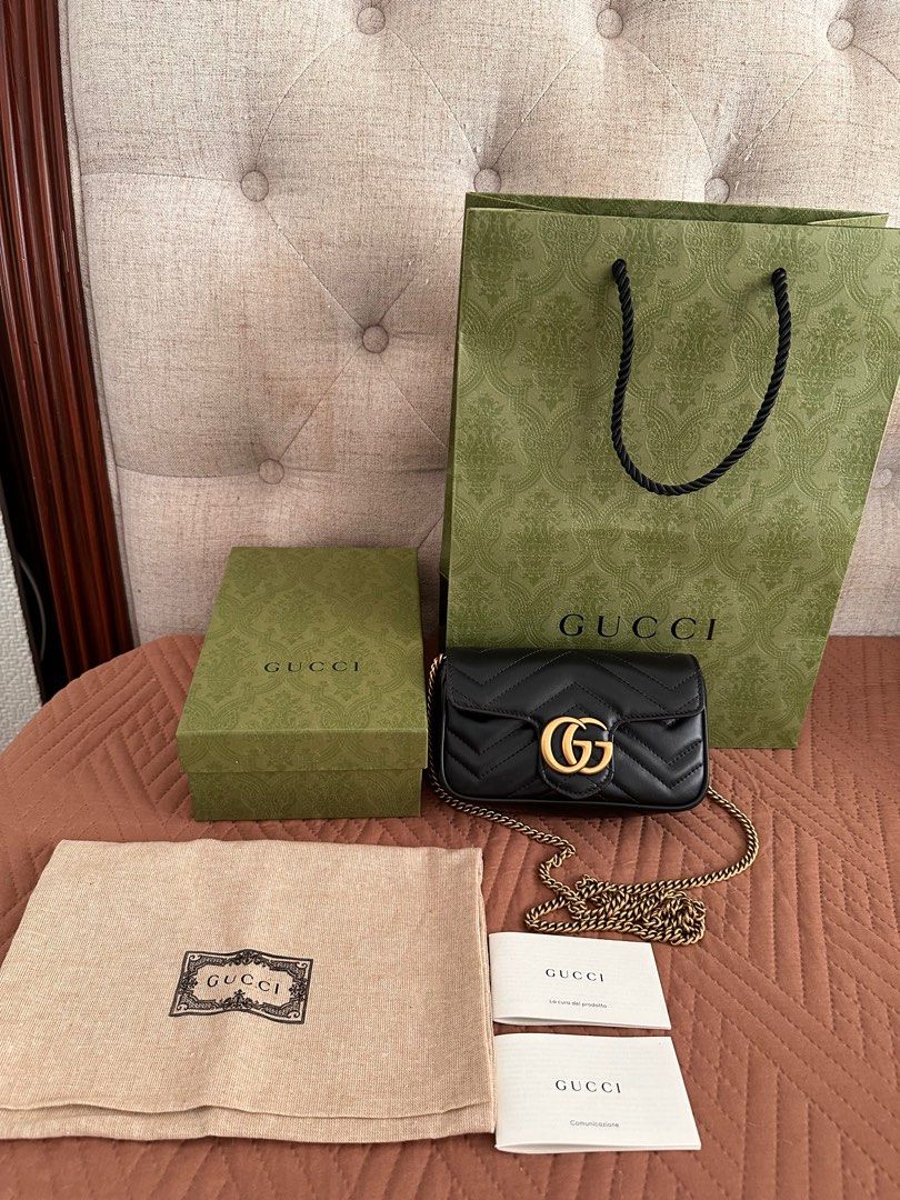Gucci marmont super mini (Category: Luxury Bags & Wallets) located in Talisay. Submitted by myclosetxoxo. (Listing ID 1256715146, Image 2). Description: GG gucci mamornt super mini Super nice and cute in actual RFS: wanted to get the nude one.