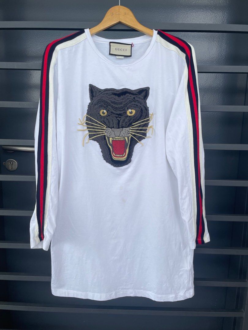 Gucci panther oversize t shirt