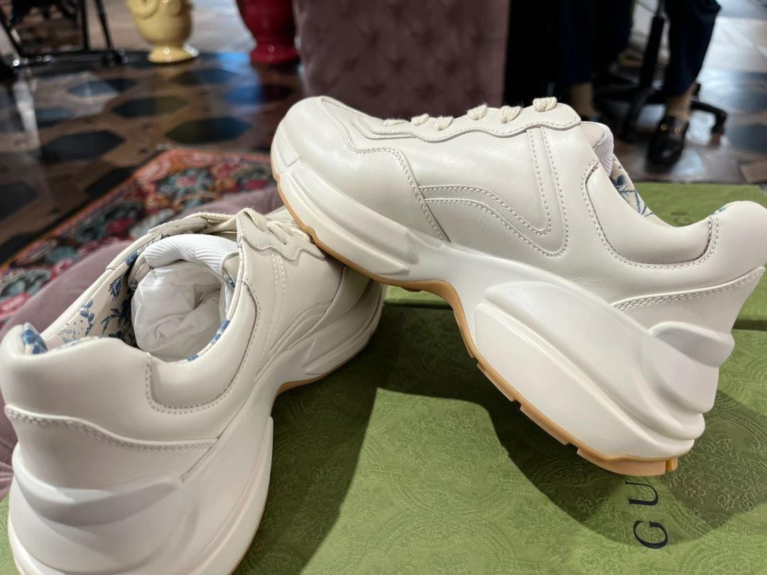 Gucci Rhyton Vintage Trainer Sneaker Women s Fashion Shoes on