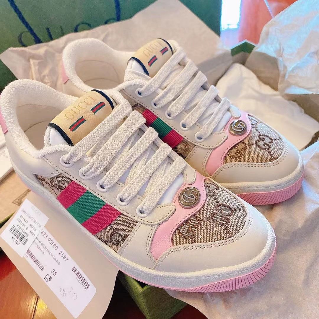 Gucci screener sneaker women's on sale