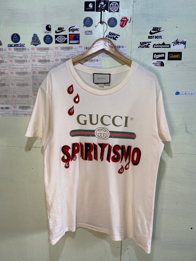 GUCCI SPIRITISMO Men s Fashion Tops Sets Tshirts Polo