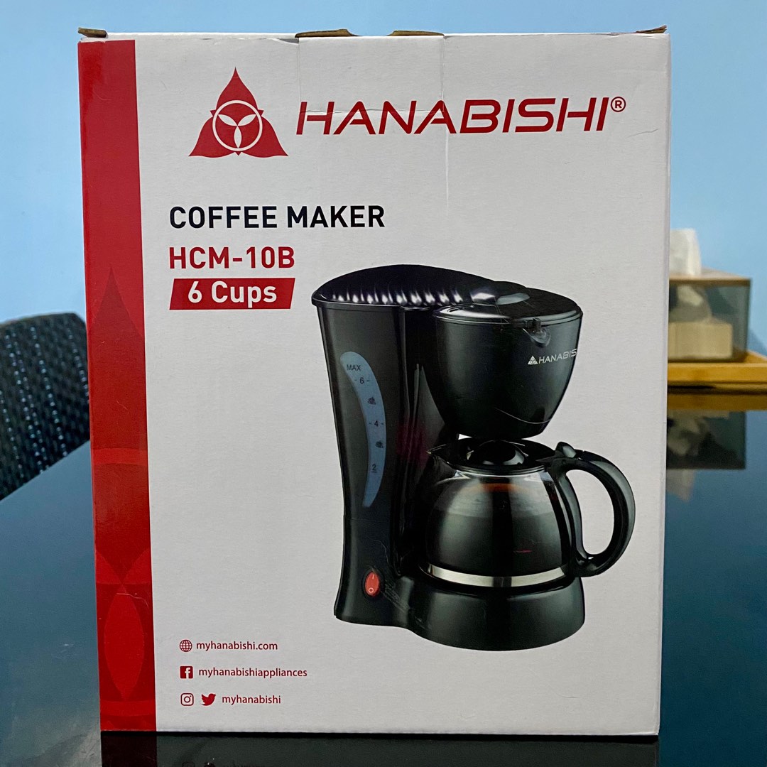 Hanabishi Coffee Maker, TV & Home Appliances, Kitchen Appliances