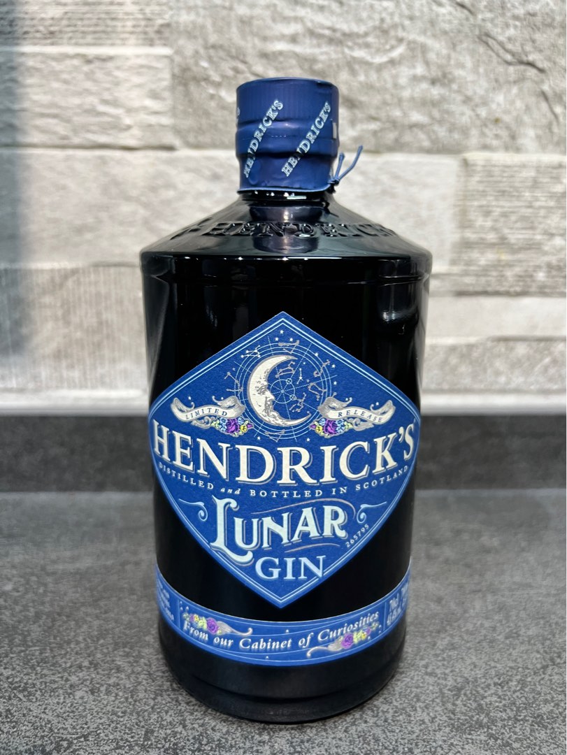 Hendrick's Lunar Gin, Food & Drinks, Alcoholic Beverages on Carousell