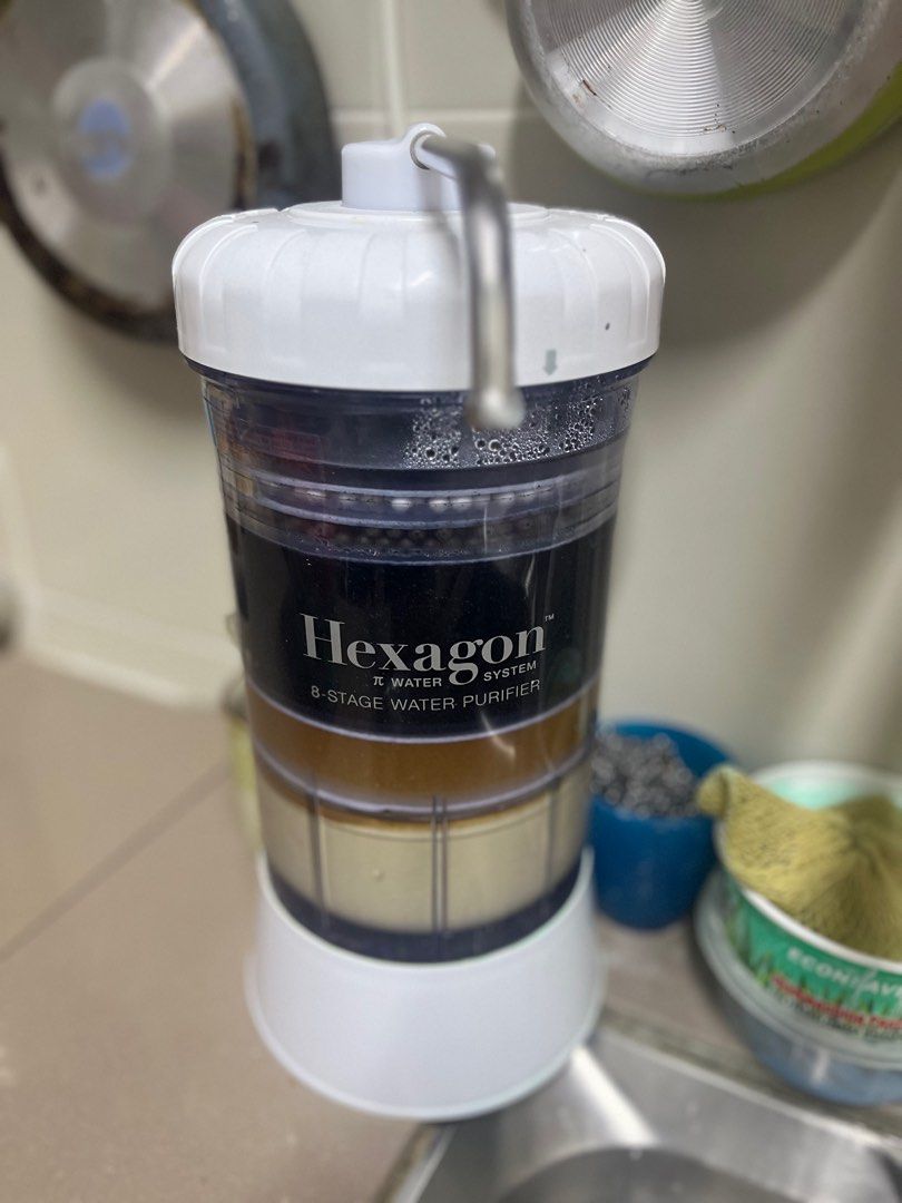 Hexagon 8 stage water filter Cosway, TV & Home Appliances, Kitchen