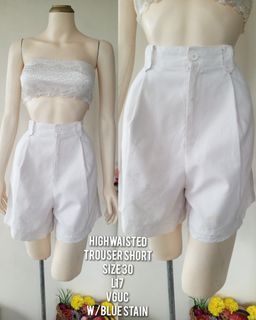 Highwaisted trouser short