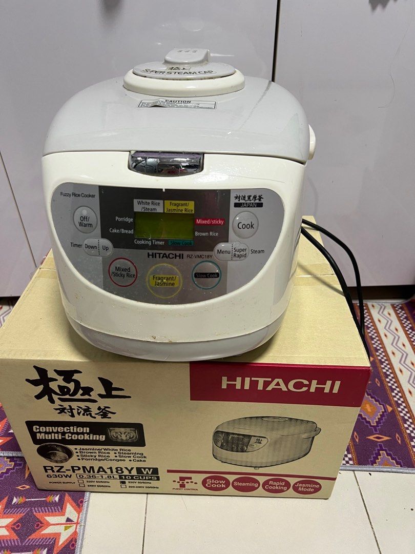 Hitachi Rice Cooker, TV & Home Appliances, Kitchen Appliances, Cookers