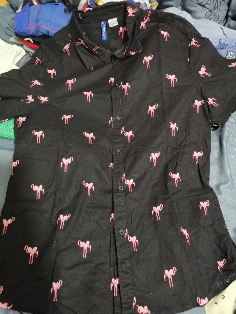 H M FLAMINGO SHIRT