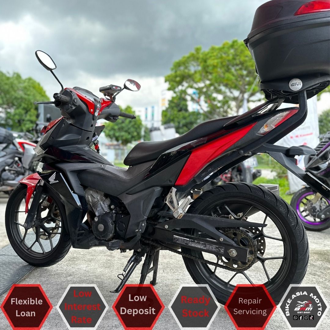 honda rs 150, Motorcycles, Motorcycles for Sale, Class 2B on Carousell