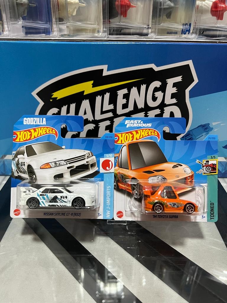 Hot Wheels Shortcard Lot R32 Godzilla / Supra Tooned, Hobbies & Toys ...