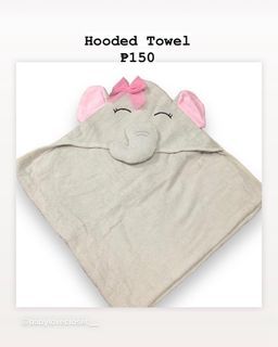 Hudson Hooded towel 33x33