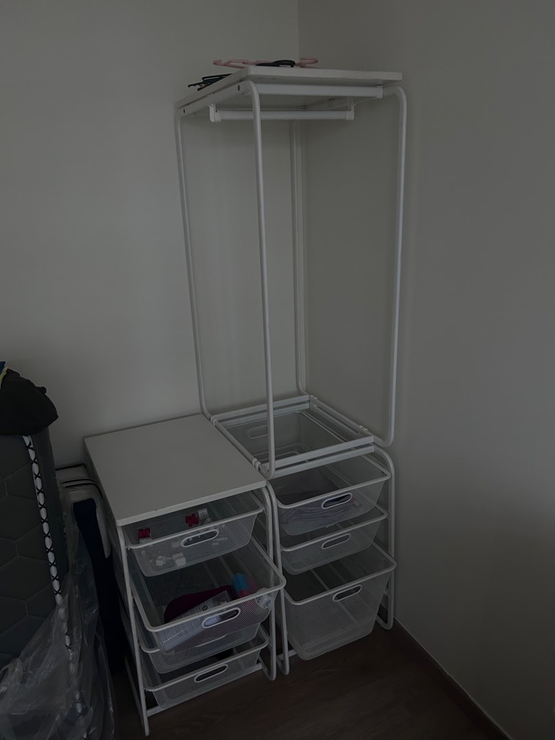 IKEA Algot drawers with baskets, Furniture & Home Living, Home