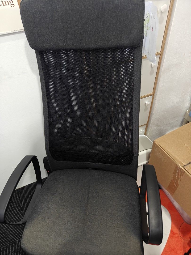 Ikea Office Chair (Markus), Furniture & Home Living, Furniture, Chairs