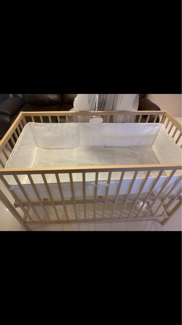 IKEA Sniglar Crib Complete Set, Babies & Kids, Baby Nursery & Kids
