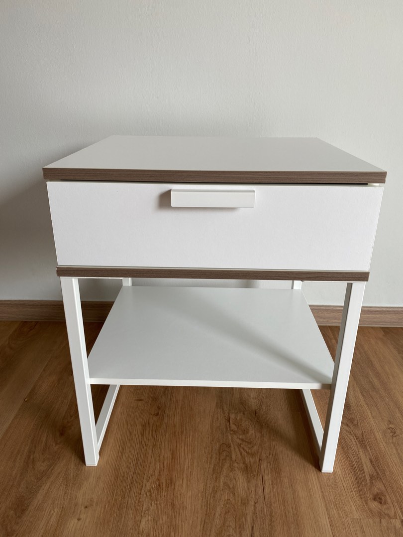 Ikea Trysil Bedside Table (white) , Furniture & Home Living, Furniture