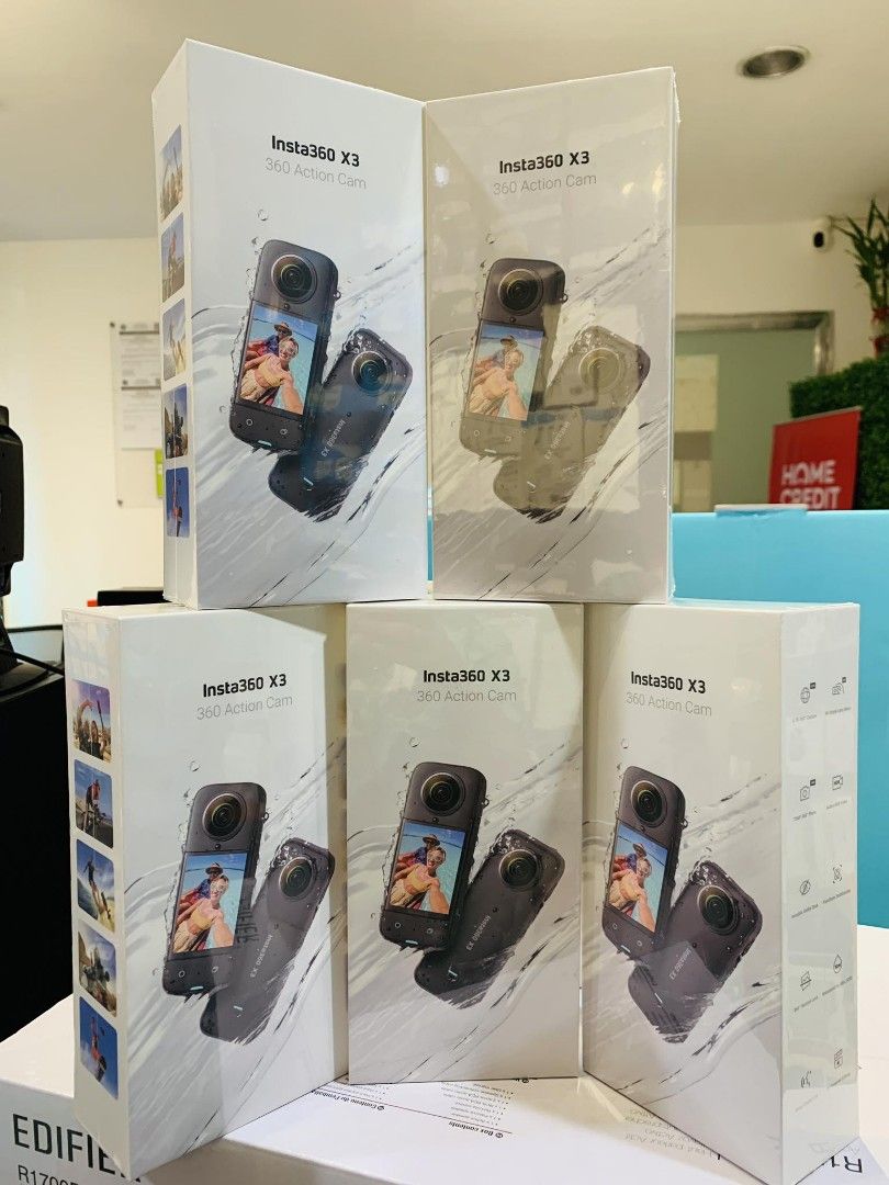 Insta360 ONE X3 Pocket 360 Action Camera (Category: Video Cameras) located in Makati City. Submitted by techubstoreandaccessories (Listing ID 1256804625, Image 2). Description: Insta360 ONE X3 Pocket 360 Action Camera On Hand‼️ Ready to Pick-up/Ship‼️ DETAILS: ✅BRAND NEW & ORIGINAL. ✅7 Days Replacement for Factory Defects and 1year Limited Warranty. (Terms and conditions apply). ✅With Sales Invoice (BIR REGISTERED) and Warranty Receipt. ✅WE ACCEP