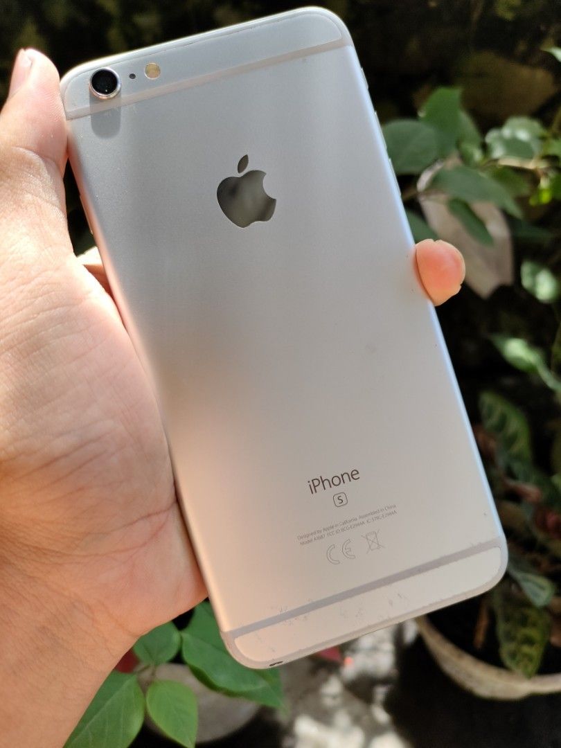 iPhone 6S Plus 128 (Category: iPhone 6 Series) located in Dumaguete. Submitted by jamesweird (Listing ID 1256742325, Image 3). Description: 6S Plus 128GB Openline All goods lahat ng functions including camera, touch id, sim, icloud. Kaka-reset lng Flash doesn't work yun lng minority Box & Cord lng Shipping sa malalayo.