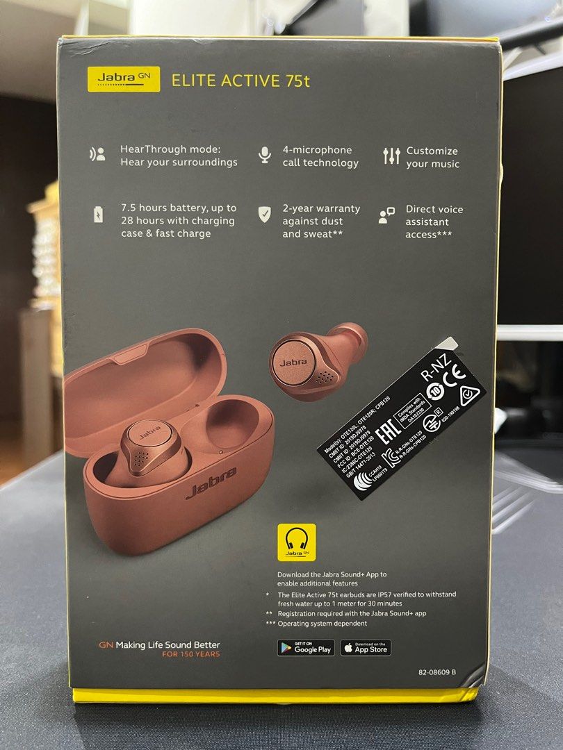 Jabra elite active 75t sienna 2025 color