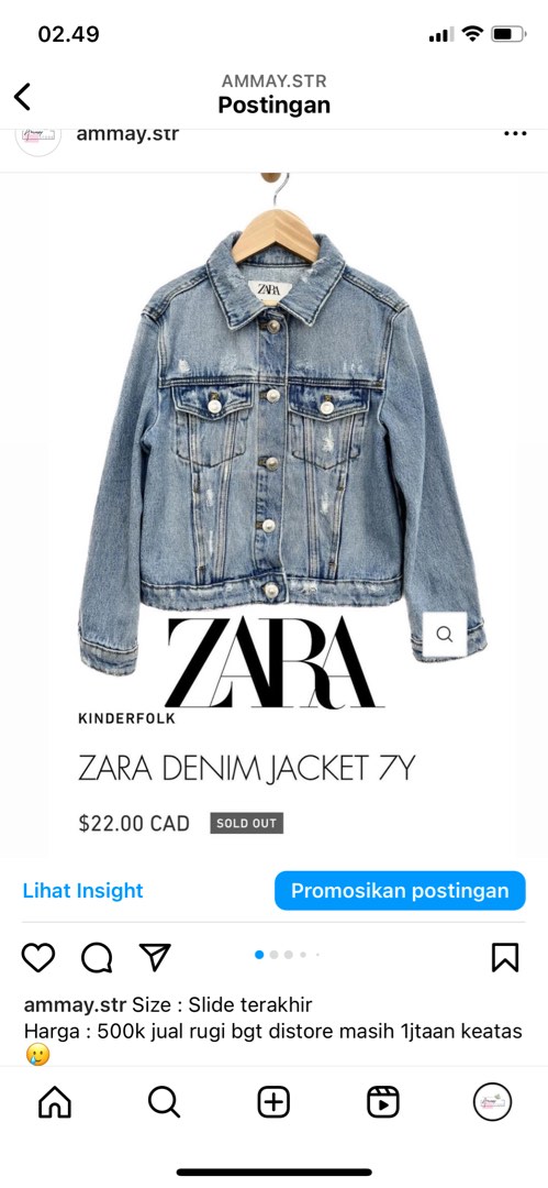 Zara denim jackets, Women's Fashion, Coats, Jackets and Outerwear on  Carousell