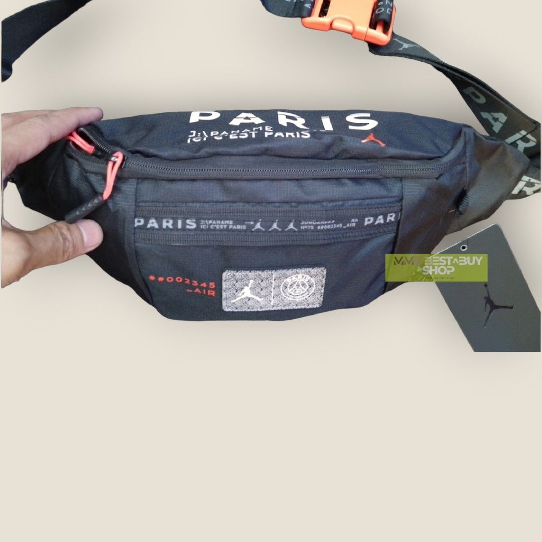 JORDAN PARIS PSG WAISTBAG AND CROSSBODY BAG Men s Fashion Bags Belt bags Clutches and Pouches on Carousell