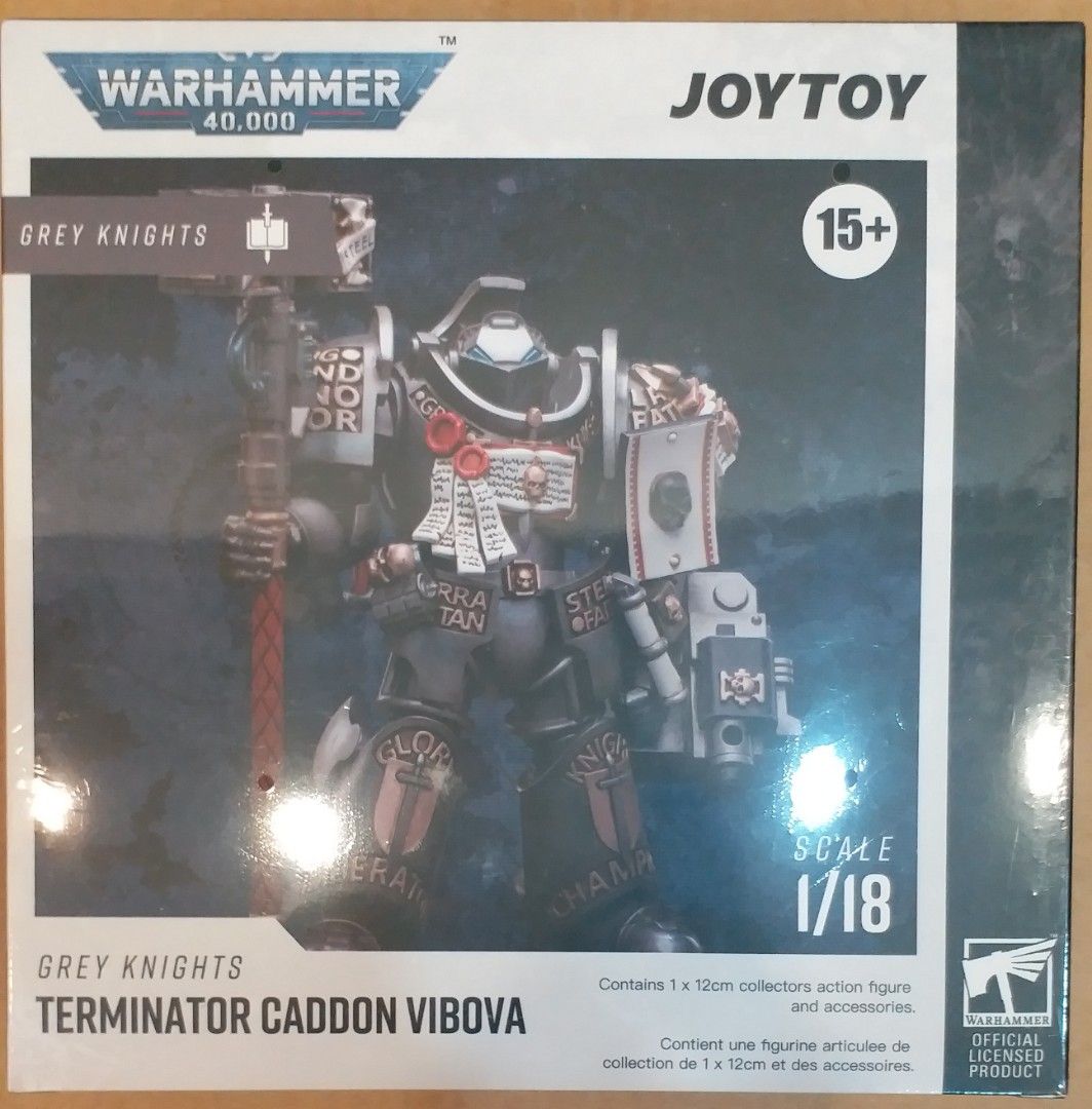 Warhammer 40K Grey Knights Terminator Caddon Vibova 1/18 Scale Figure