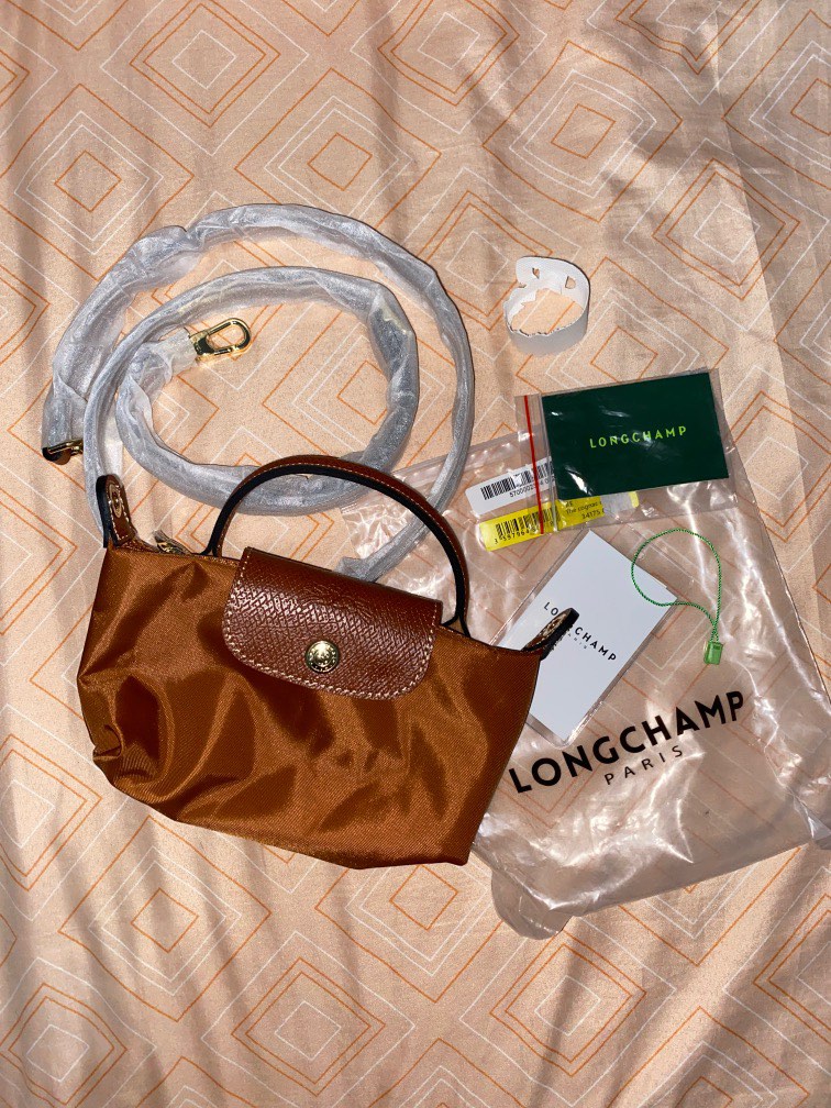 LC Pouch with strap - BLACK, Fesyen Wanita, Tas & Dompet di Carousell