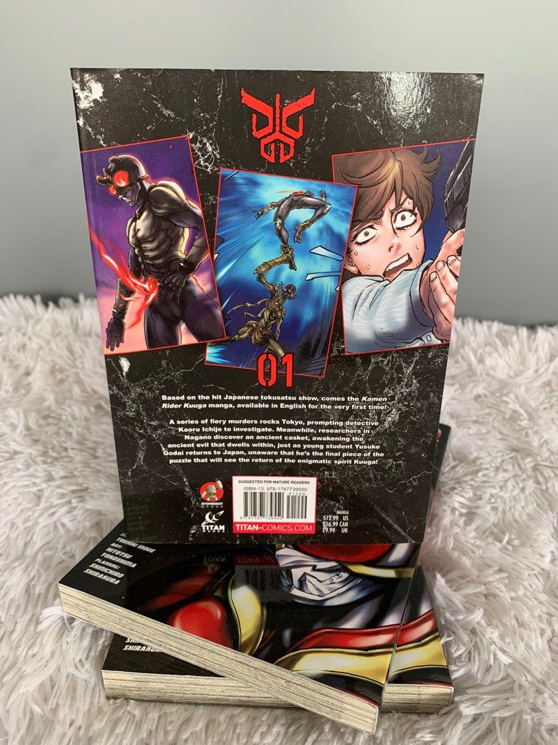 Kamen rider kuuga by Shotaro Ishinomoro vol.1 (Category: Comics & Manga) located in Quezon City. Submitted by gmcompanies_luxviolet (Listing ID 1256756906, Image 2). Description: This is a work of fiction, Names, Characters, places, and incidents are the products of the authors imagination or are used fictitiously..