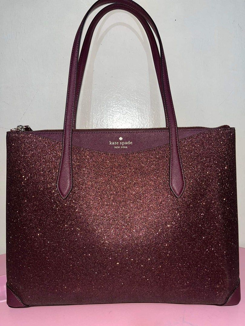 Glitter Tinsel Flap Shoulder Bag | Kate Spade Outlet
