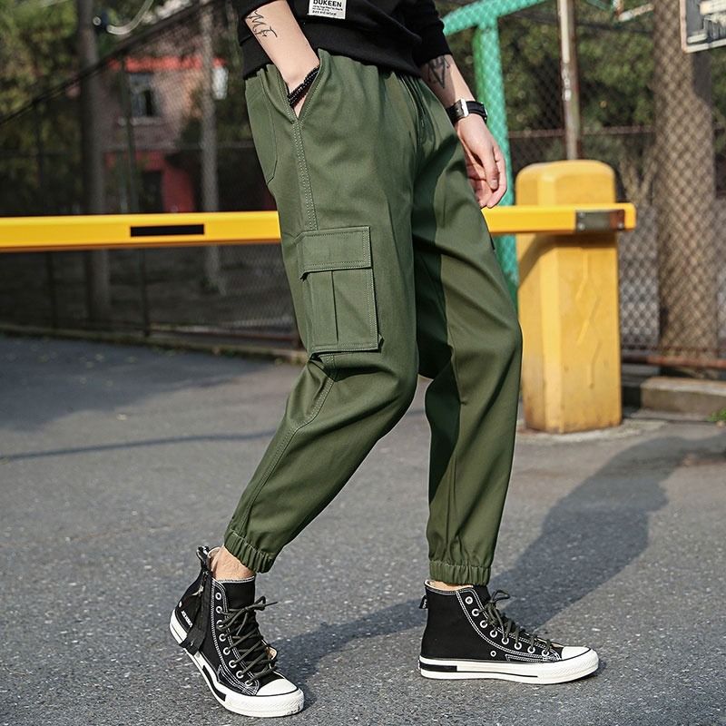 Mens cargo pants joggers shop