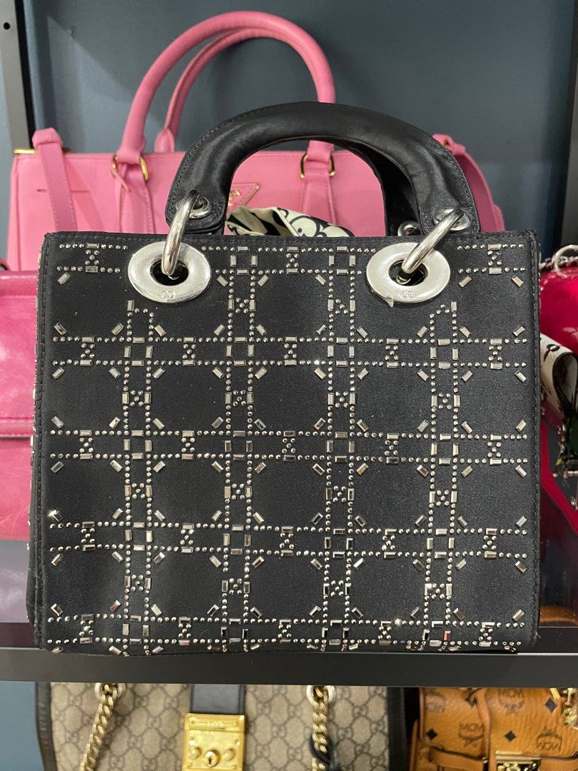 Lady Dior Satin Beaded Bag Women s Fashion Bags Wallets Cross