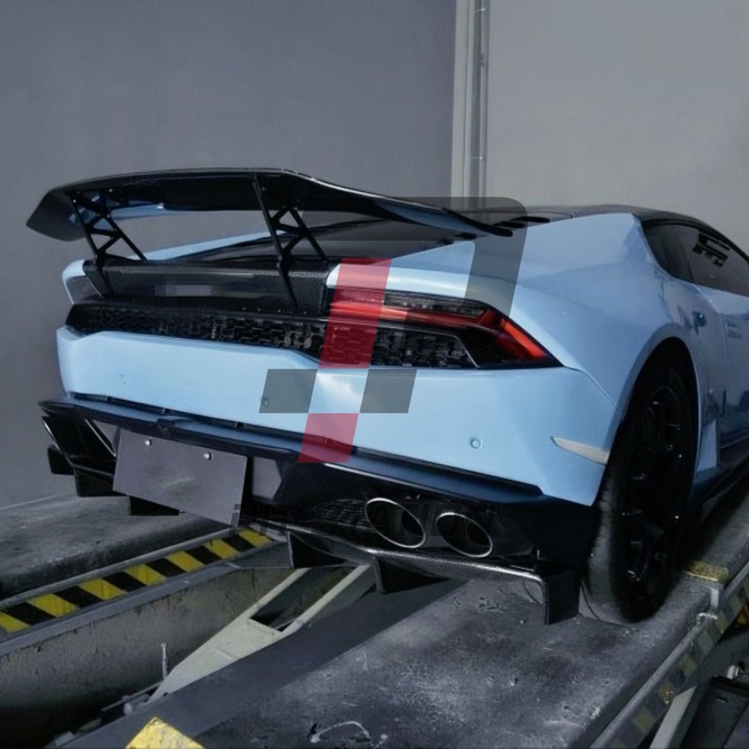 Lamborghini Huracan LP610 Performante Style Dry Carbon Fiber Rear Wing ...