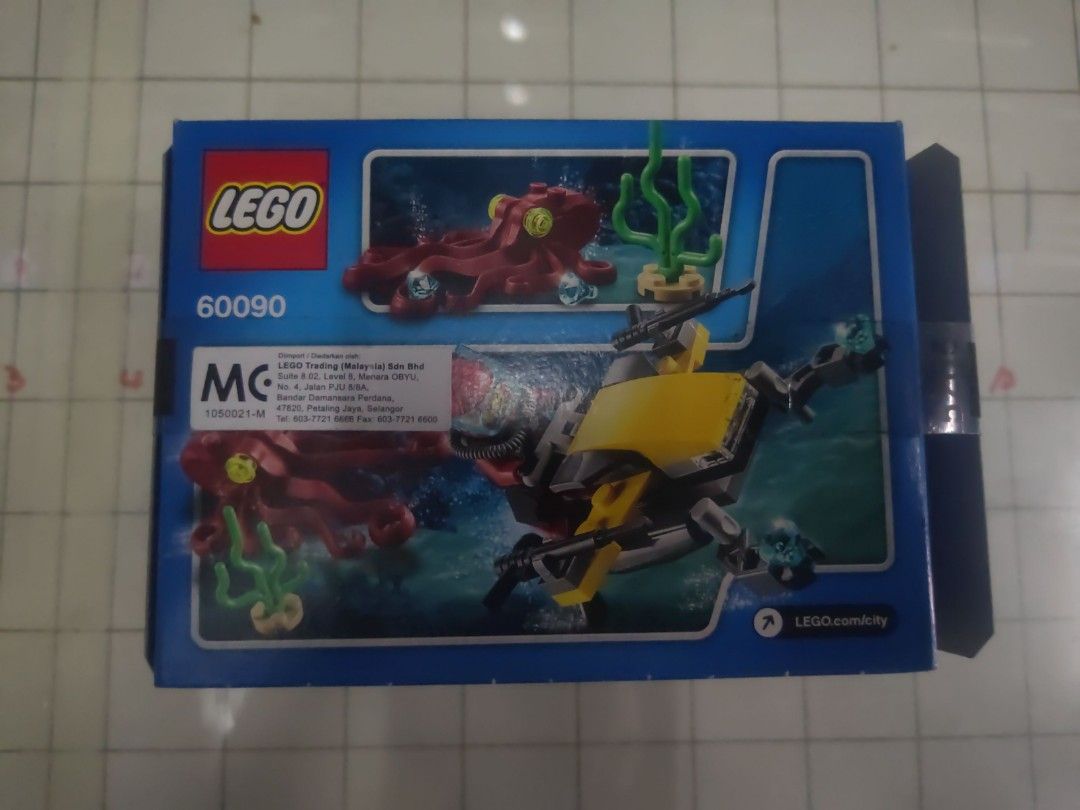Lego 60090 Deep Sea Scuba Scooter Hobbies Toys Toys Games on