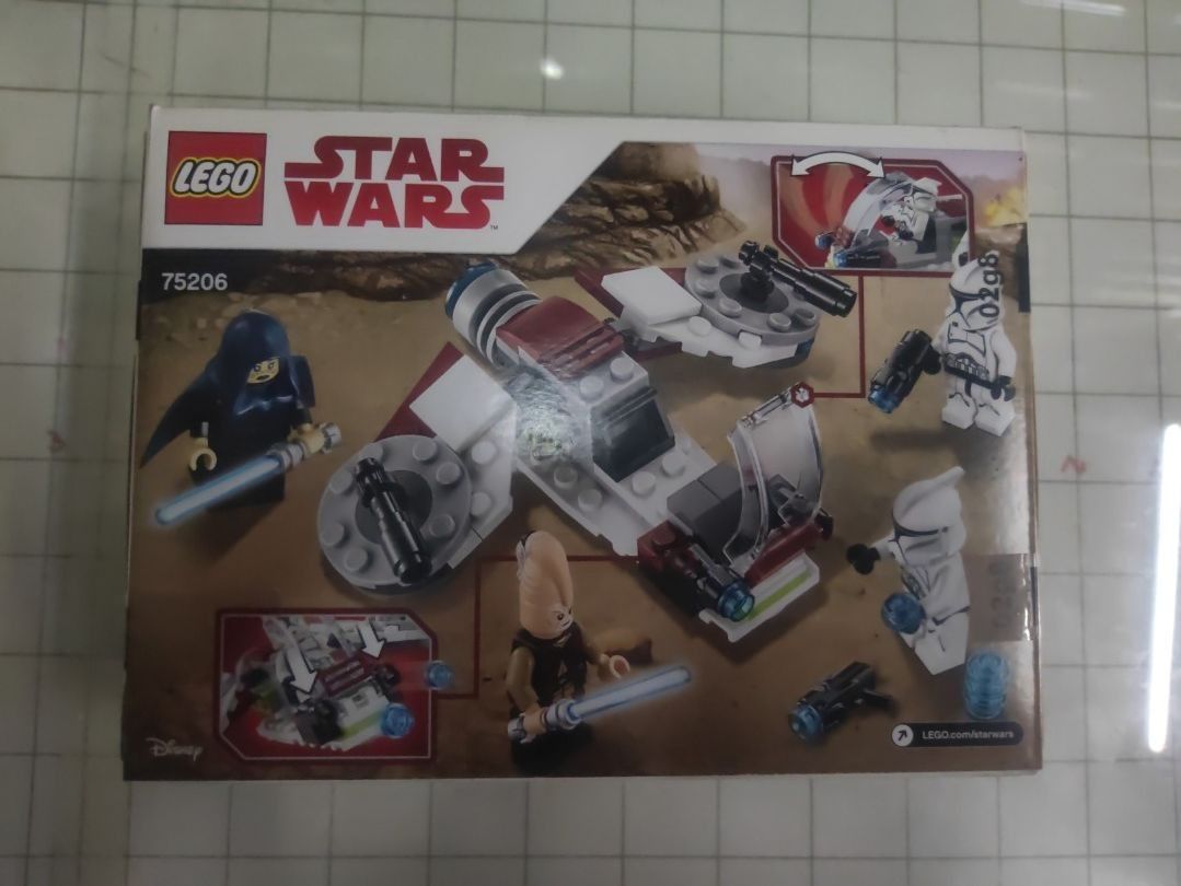 Lego star wars jedi en hotsell clone troopers battle pack 75206
