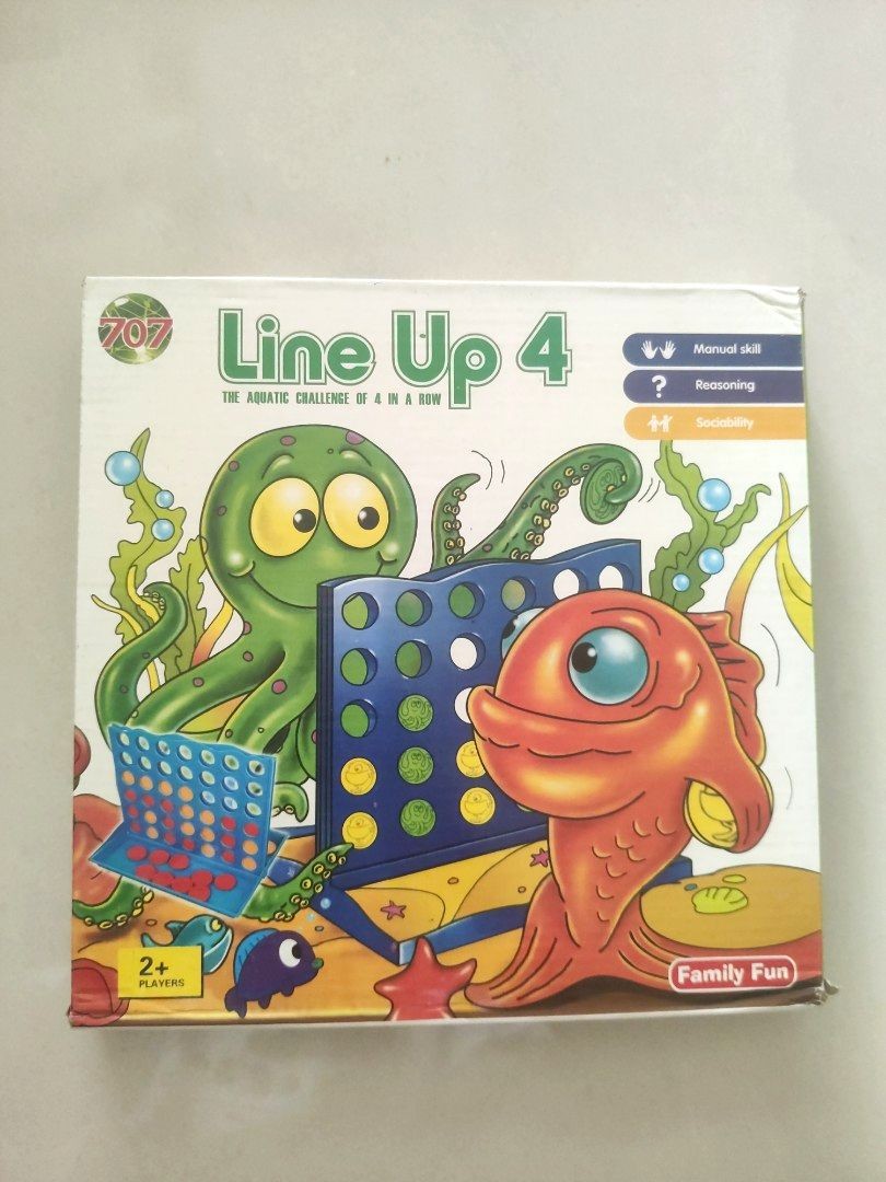 Line up 4 Game, Hobbies & Toys, Toys & Games on Carousell