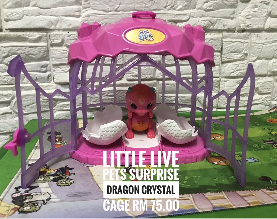 Little live pets shop dragon crystal cage