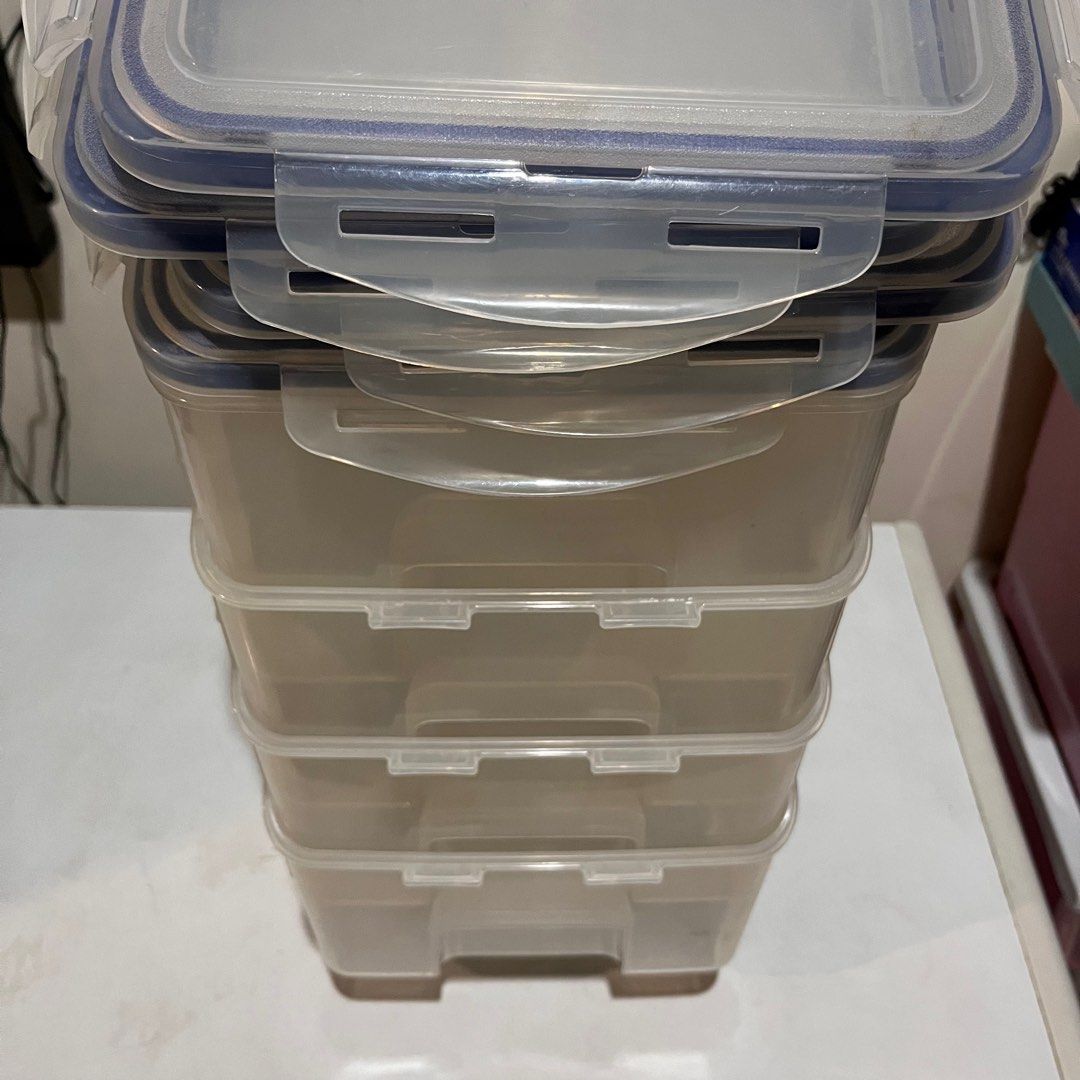 LocknLock Fliptop Rice Caddy 10kg (12L), Furniture & Home Living