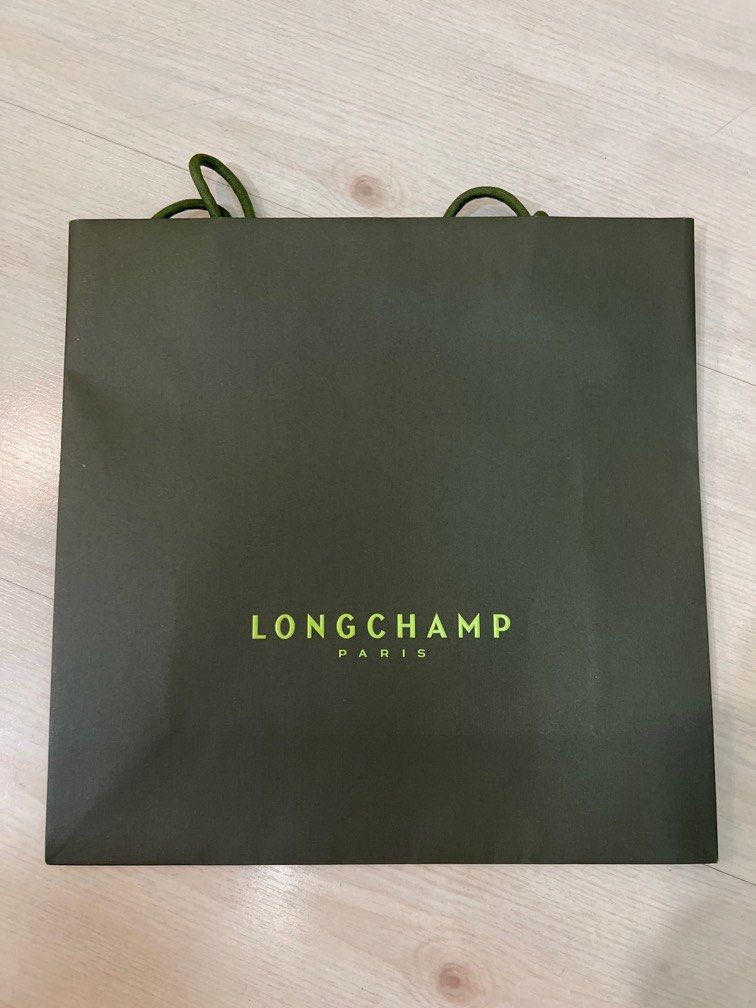 Paper bag longchamp sales