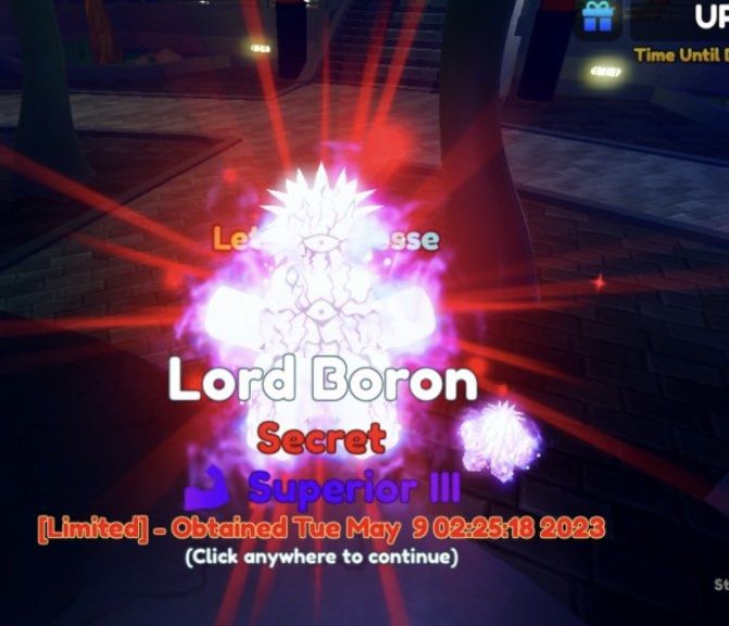 NEW* LORD BORON IS INSANELY OP! *171K DAMAGE* UPDATE 10! In Anime Adventures  Roblox 