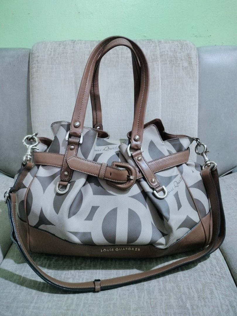 Authentic Louis Quatorze two-way, sling bag, structured, stand alone,  preloved from Korea