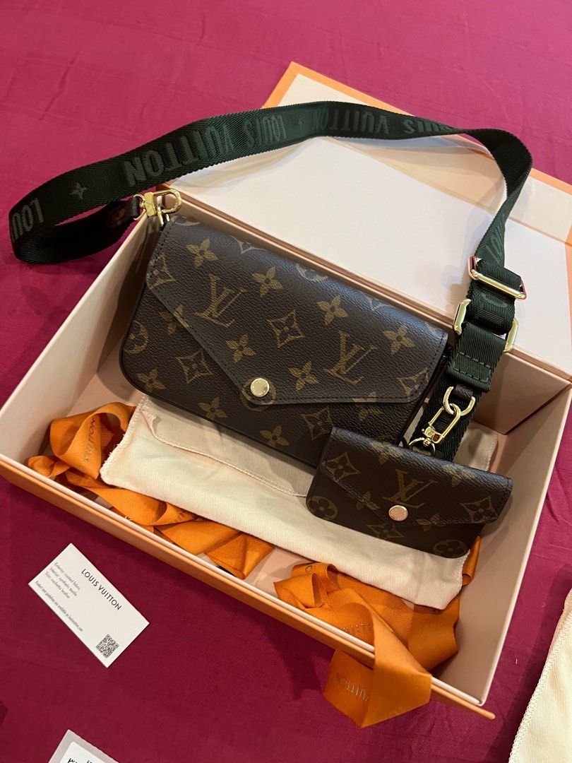 Louis Vuitton Felicie Strap & Go, Women's Fashion, Bags & Wallets,  Cross-body Bags on Carousell