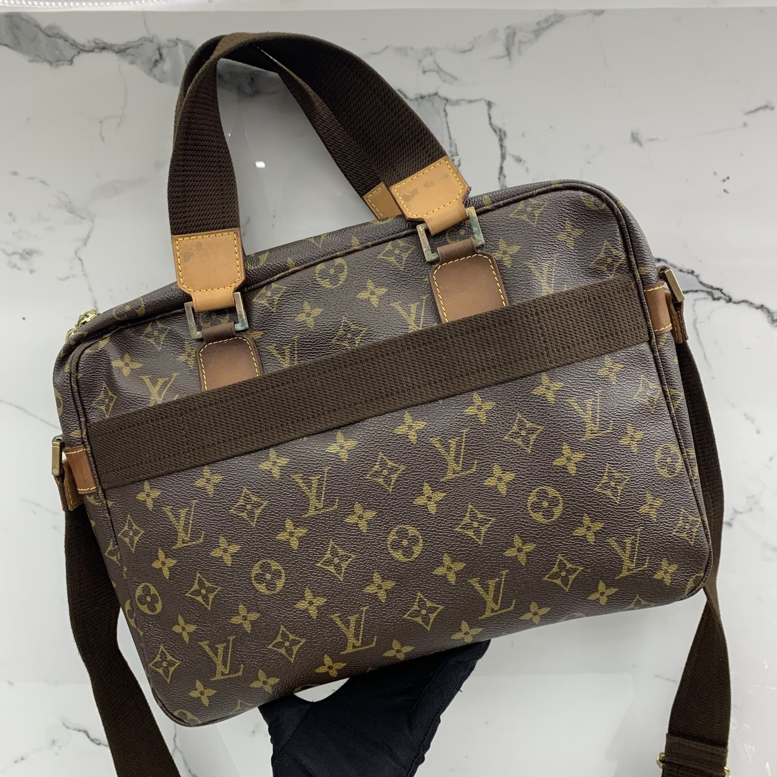 Louis Vuitton Sac Bosphore 2way Business Handbag Monogram M40043