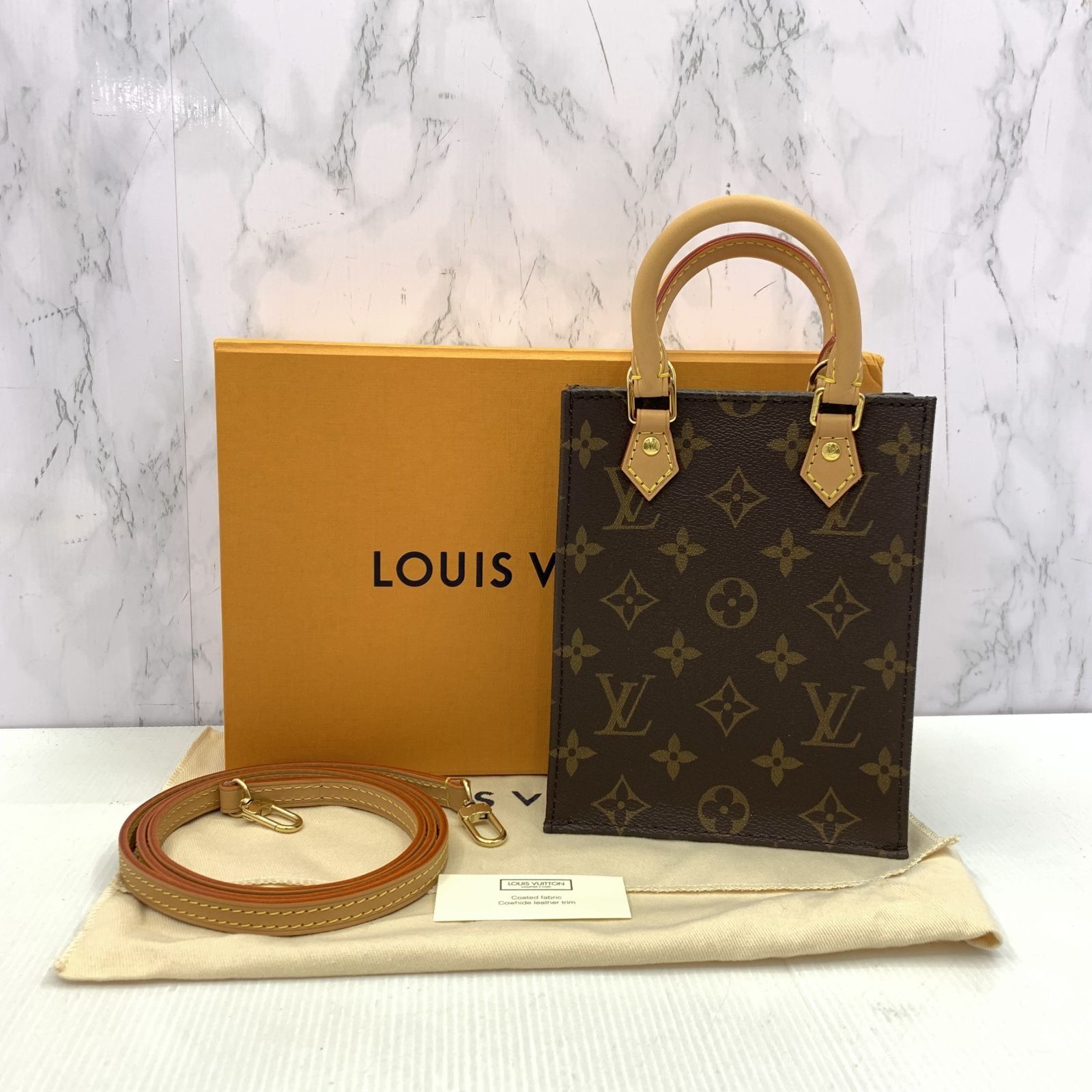 Louis Vuitton Petit Sac Plat Brown M81295 Monogram