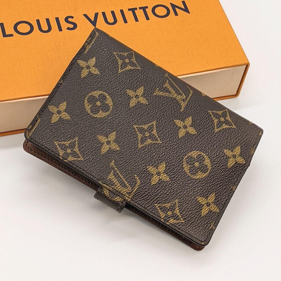 Authenticated Used Louis Vuitton Notebook Cover Agenda PM Brown Monogram  R20005 CA0042 LOUIS VUITTON 6 Hole Card Pocket Women's Men's Unisex 