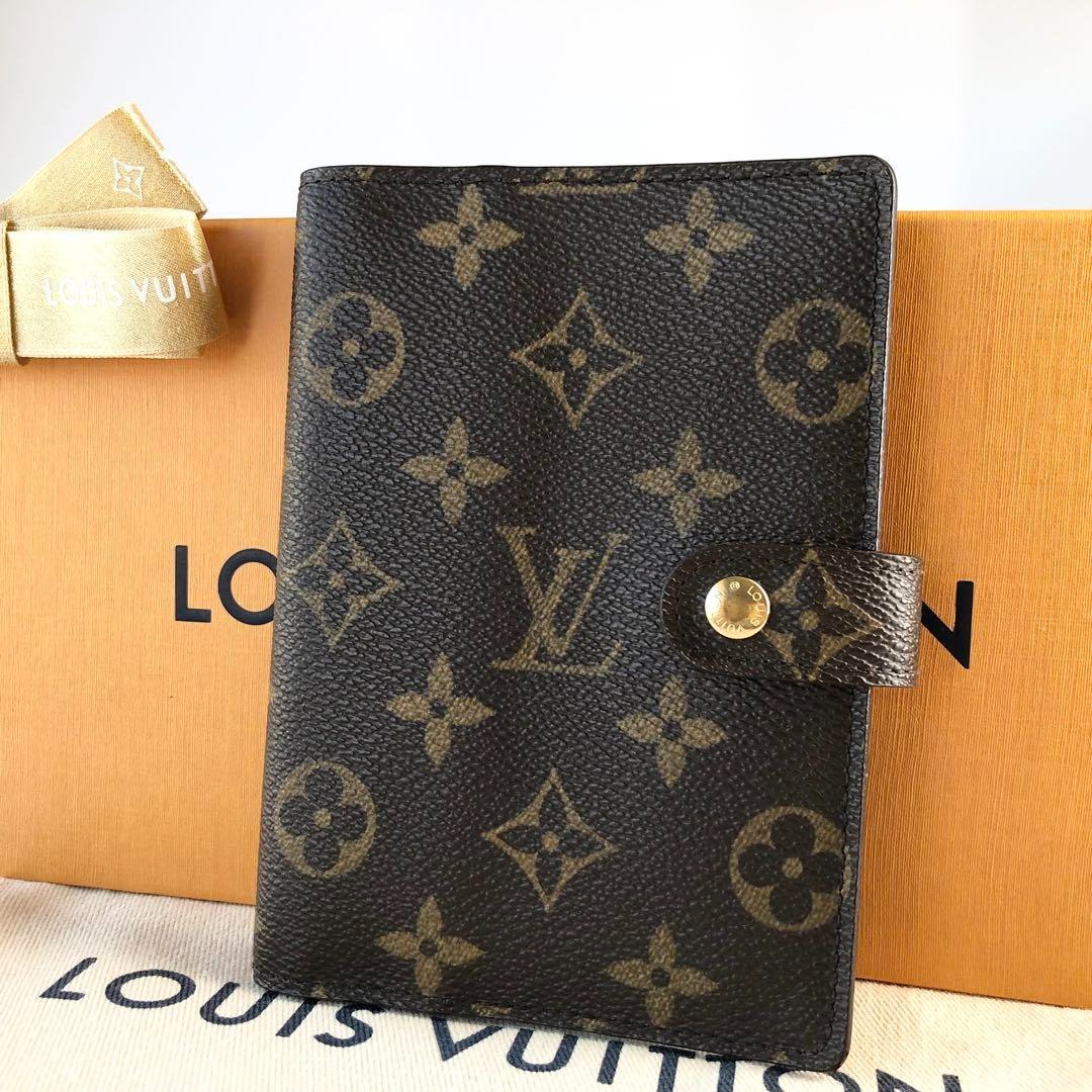 Louis Vuitton Notebook Cover Agenda PM Brown Monogram R20005 CA0042 LOUIS  VUITTON 6 Hole Card Pocket Women's Men's Unisex