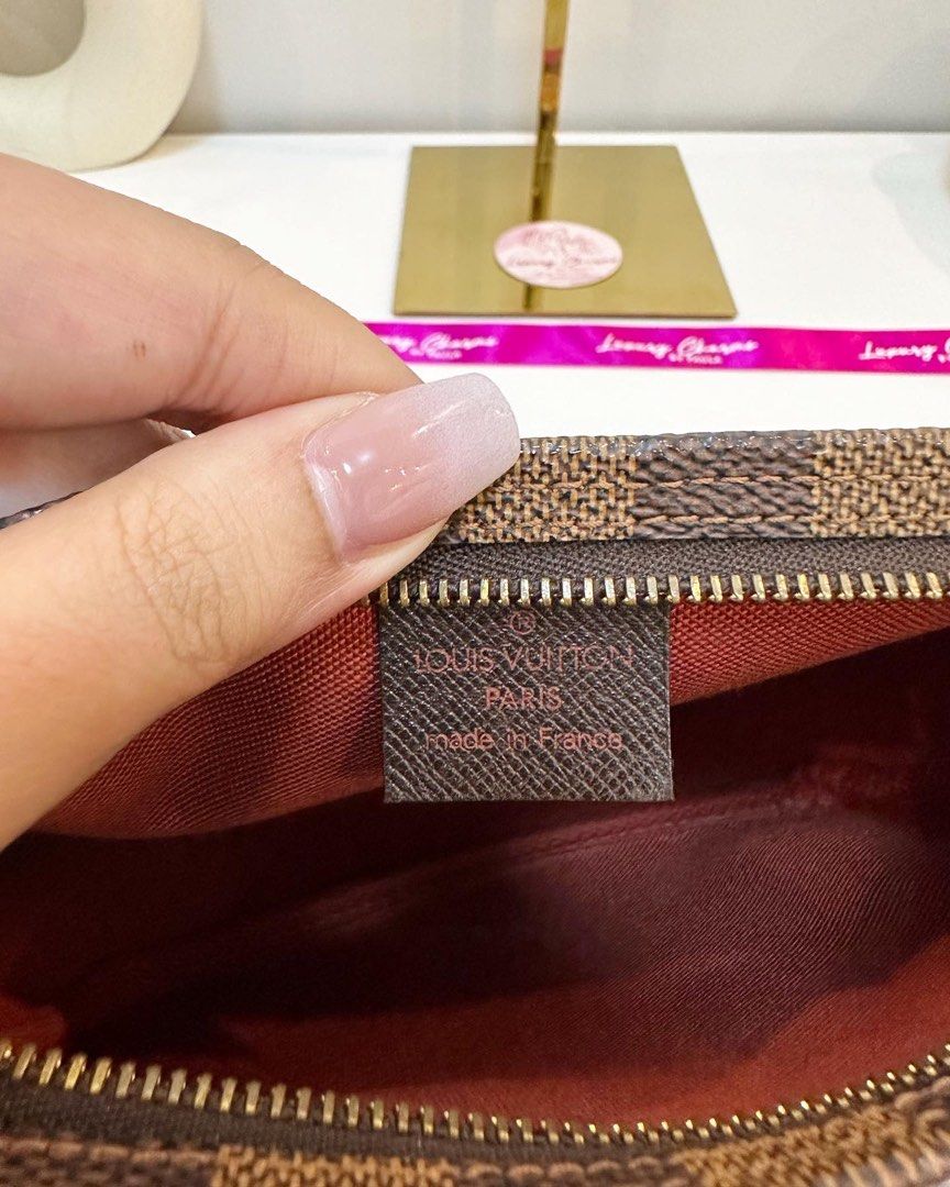 Louis Vuitton Trousse Pochette Damier Ebene, Luxury, Bags & Wallets on  Carousell