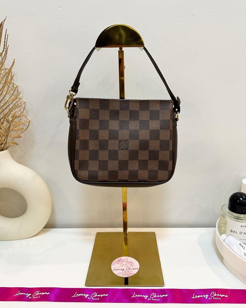 Louis Vuitton Trousse Pochette Damier Ebene, Luxury, Bags