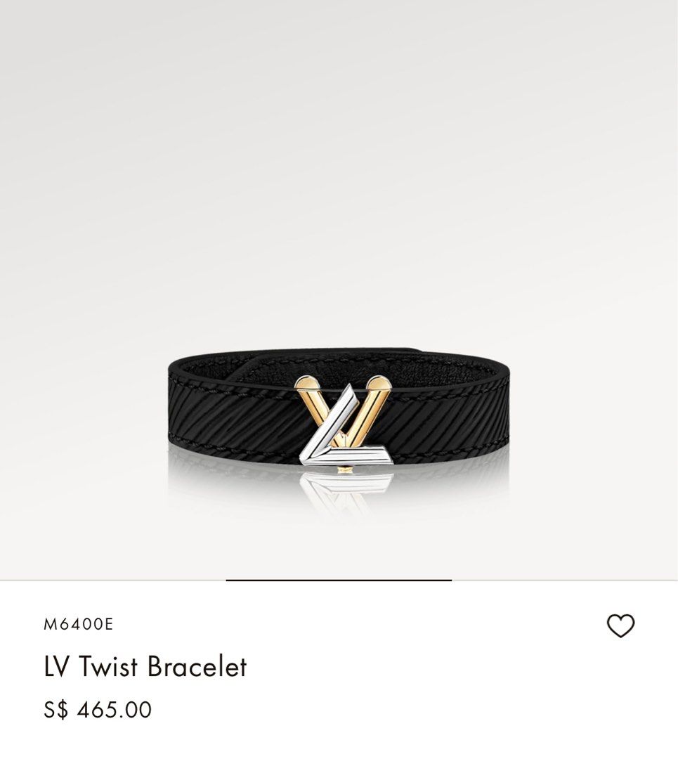 lv bracelet black