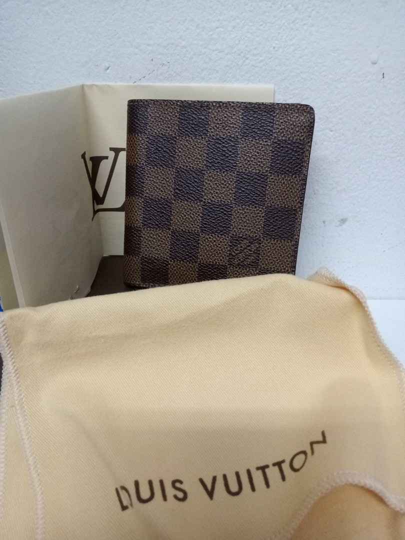 Louis Vuitton LV X Supreme Pf Slender Wallet Black, Luxury, Bags & Wallets  on Carousell